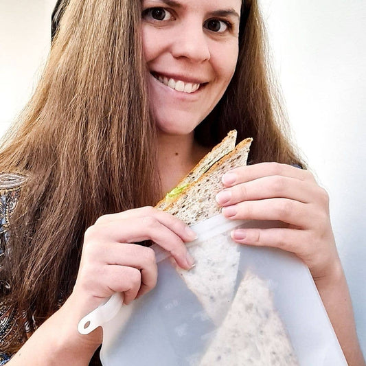Us and The Earth Reusable Silicone Zip Lock Bag — 1 Litre