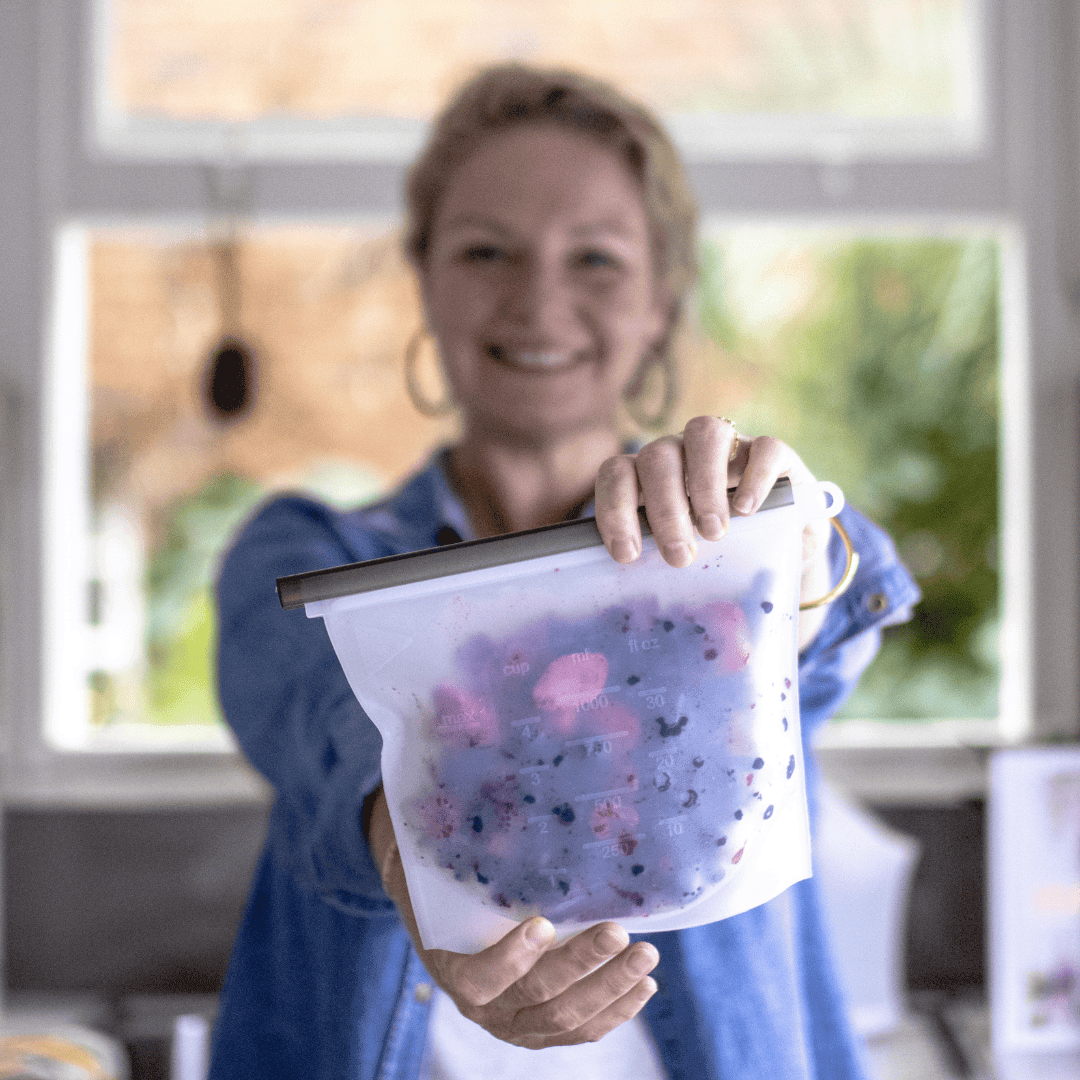 Us and The Earth Reusable Silicone Zip Lock Bag — 1 Litre