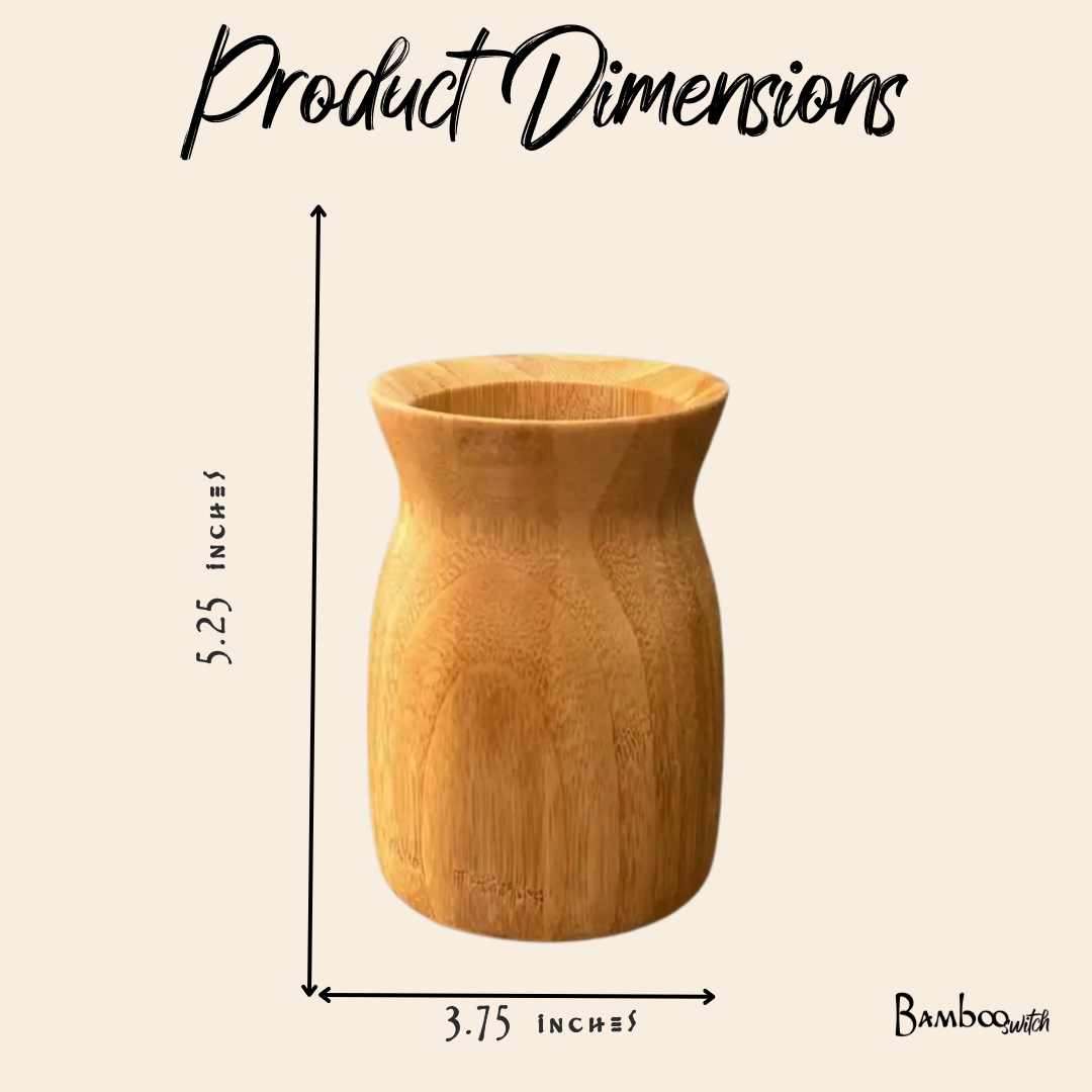 Bamboo Switch Utensil Holder — Bamboo Countertop Caddy