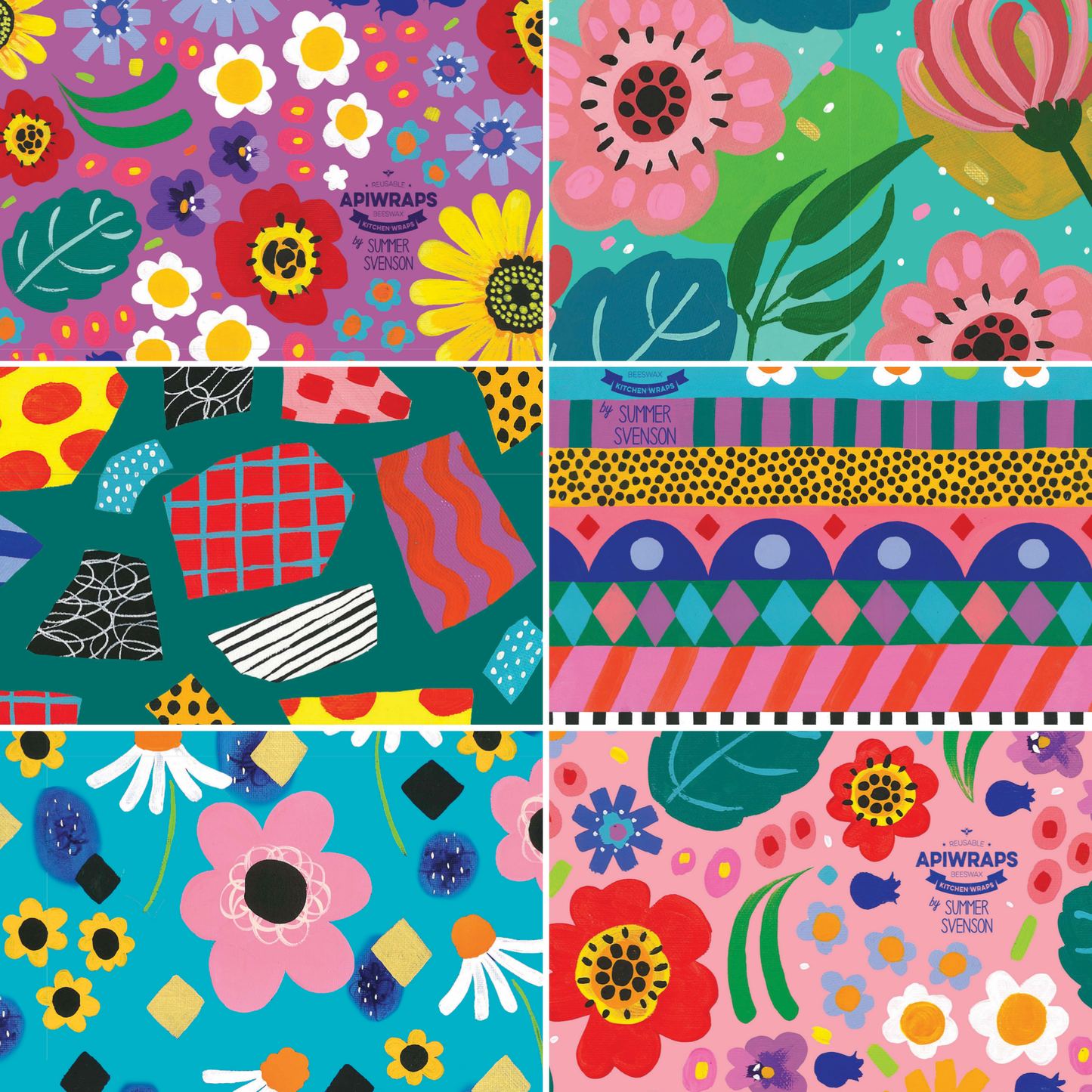 APIWRAPS The Apiwrap Set — Beeswax Wraps (3 Sizes)