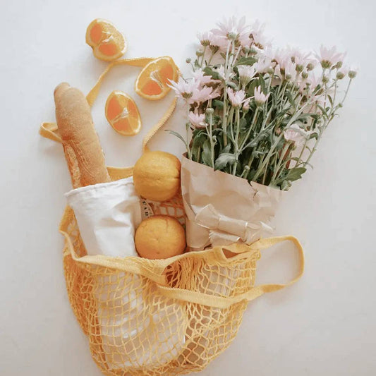 Us and The Earth Reusable Cotton Net Shopping Bag