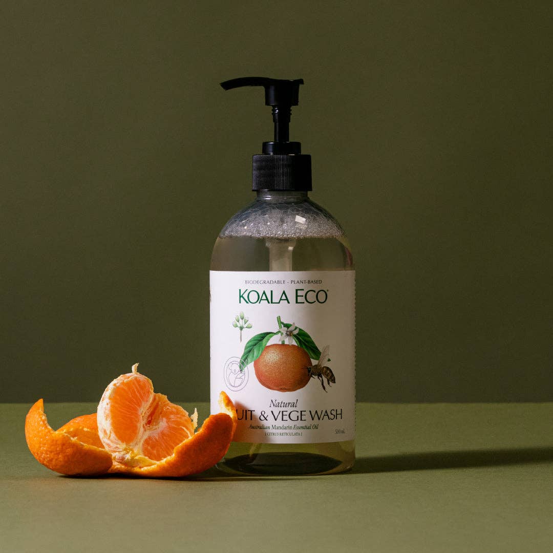 Koala Eco Fruit & Vege Wash — Mandarin, 500ml