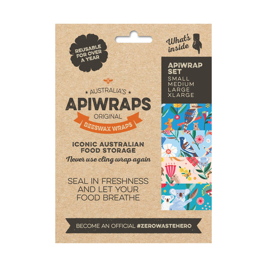 APIWRAPS The Apiwrap Set — Beeswax Wraps (3 Sizes)