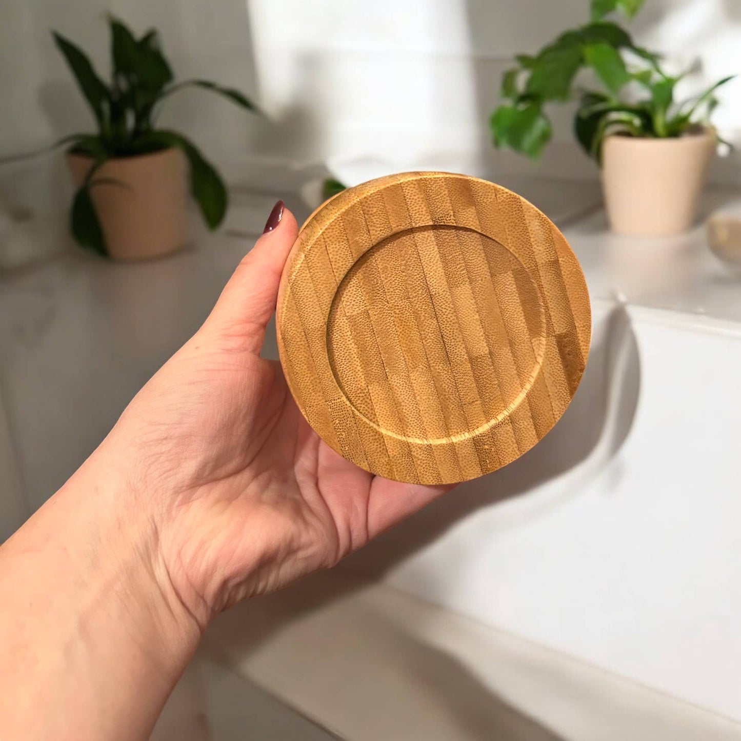 Bamboo Switch Utensil Holder — Bamboo Countertop Caddy