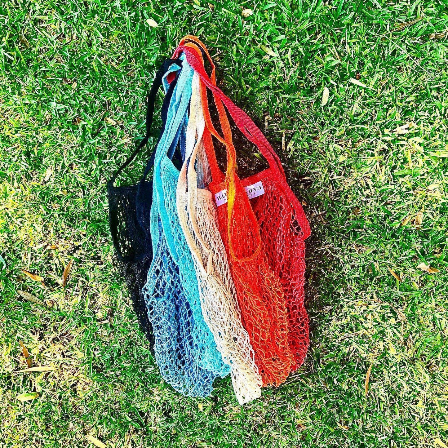 Us and The Earth Reusable Cotton Net Shopping Bag