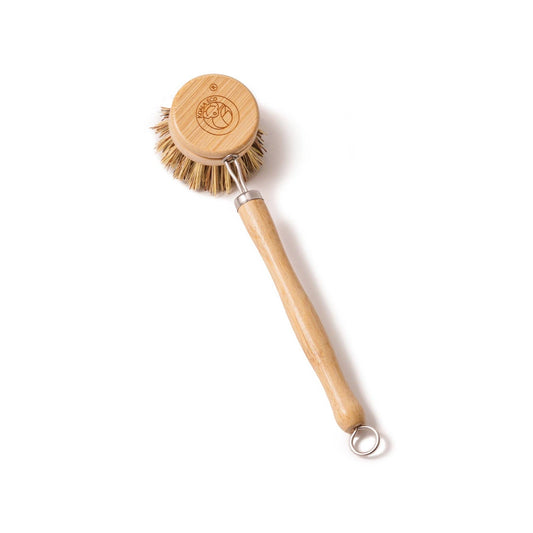 Koala Eco Traditional Dish Brush — Bamboo Handle, Plant-Based Bristles
