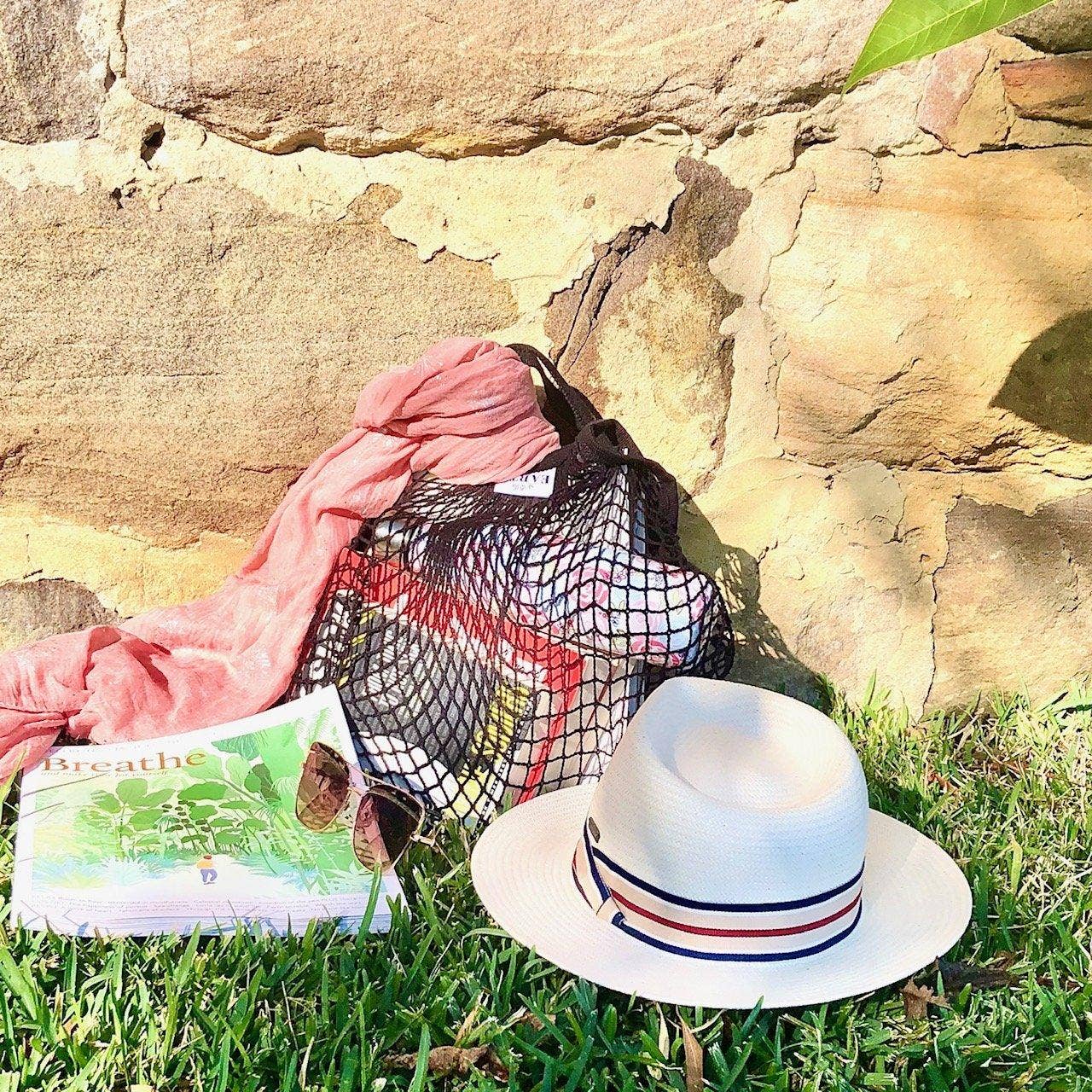 Us and The Earth Reusable Cotton Net Shopping Bag